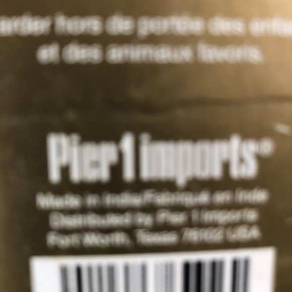 Pier 1 Gold Disc Drapery PepperBerry Beaded Tie Back 24” Set of 2 New NWT - Picture 6 of 6